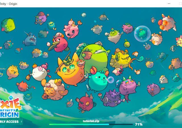 axie infinity alpha loading