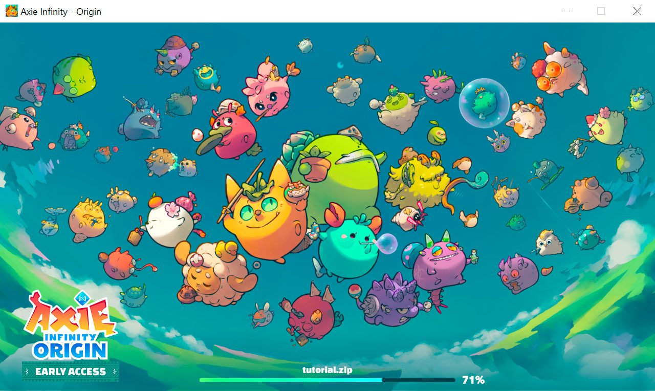 axie infinity alpha loading