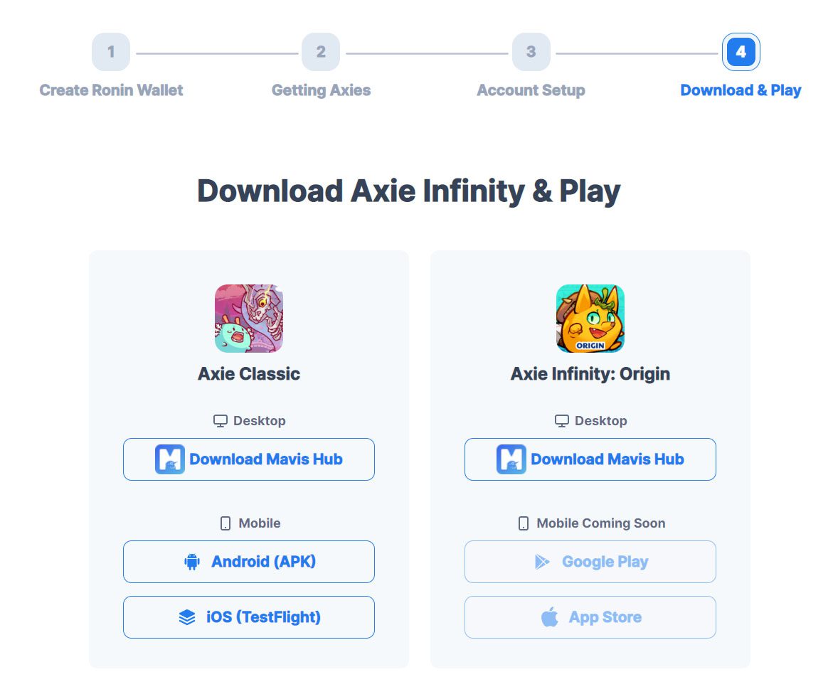 registrazione download Axie Infinity